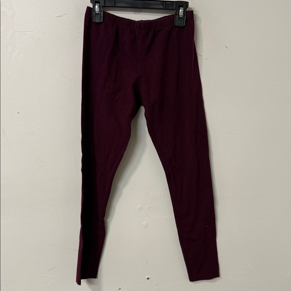 Place Kids Leggings in Dark Purple maroon